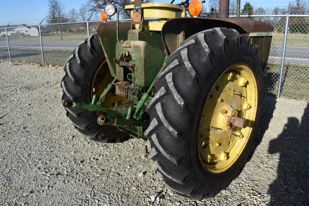 1961 JD 3010, approx 6,628 hrs, second tach  installed, gas engine, narrow