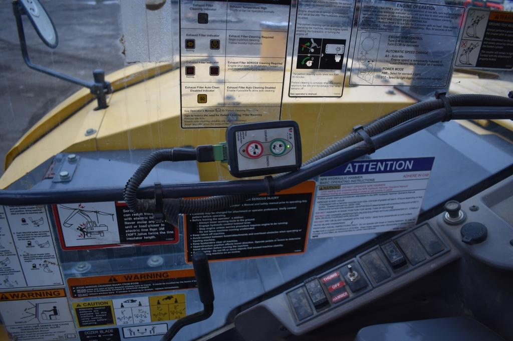 2016 Deere 85G, 5,473 hrs, enclosed cab,  WERK-BRAU hydraulic thumb, hydrau
