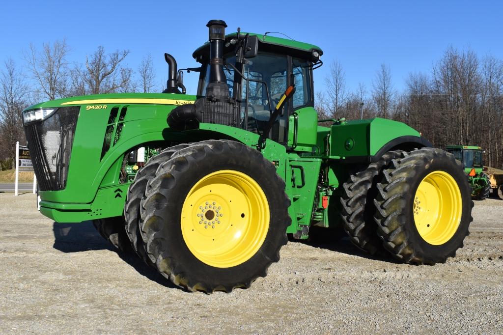 2016 John Deere 9420R, 4,670 hrs, 4wd, duals,  E18 powershift transmission,