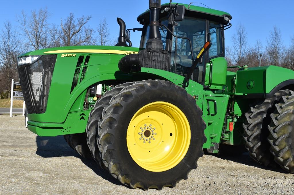 2016 John Deere 9420R, 4,670 hrs, 4wd, duals,  E18 powershift transmission,