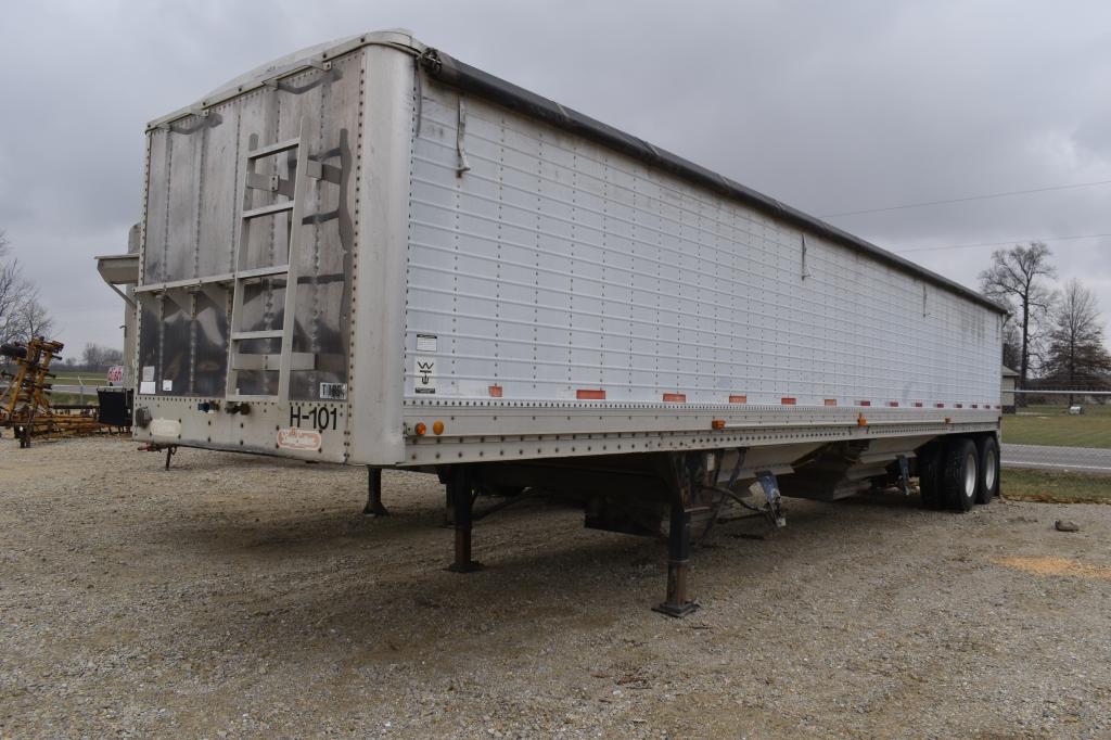 1992 Wilson 41ft, hopper trailer, approx 73in  sidewalls, approx. 98in wide