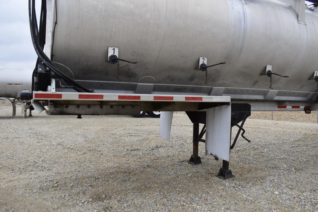 1994 Warren feed trailer, 8 bin, tandem axle,