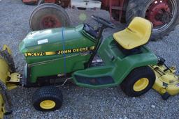 John Deere LX178, 38in deck ( deck is  dismounted) , snow blade, snow chain