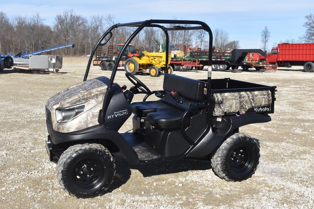 2022 Kubota RTV520 4x4 UTV, Kubota gas  engine, 4x4 on demand, differential