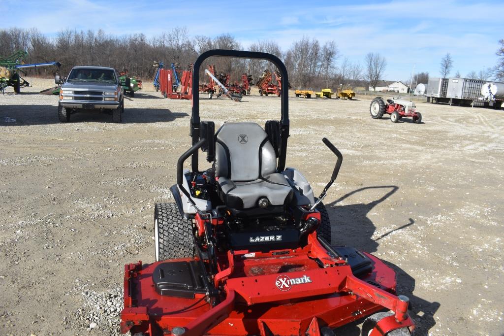 Exmark Lazer Z Zero Turn Mower, 72in deck, 31  hp, twheels, suspension seat