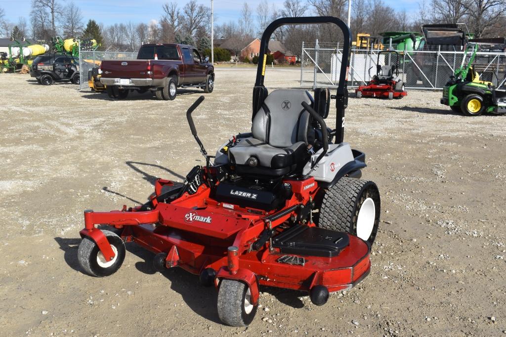 Exmark Lazer Z Zero Turn Mower, 72in deck, 31  hp, twheels, suspension seat