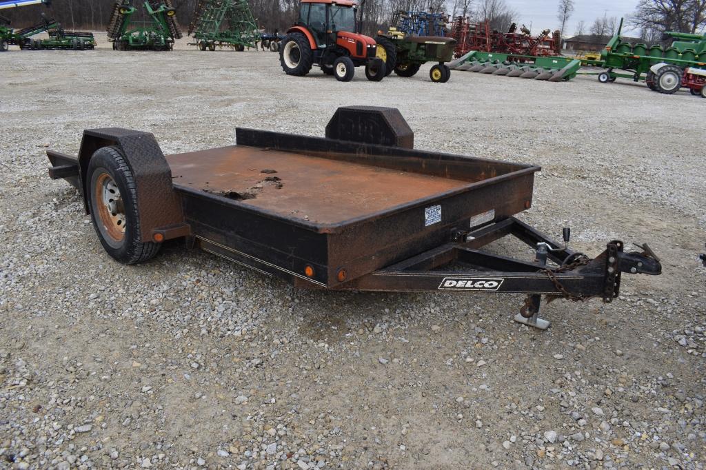 2014 Delco 12ft X80in. tilt deck trailer, HAS  Texas TITLE,