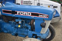 1990 Ford 3430, 492.4 original hrs, 2wd, 540  PTO, 3 point hitch, roll bar,