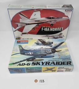 F-18A Hornet & AD-6 Skyraider 1/48 Scale