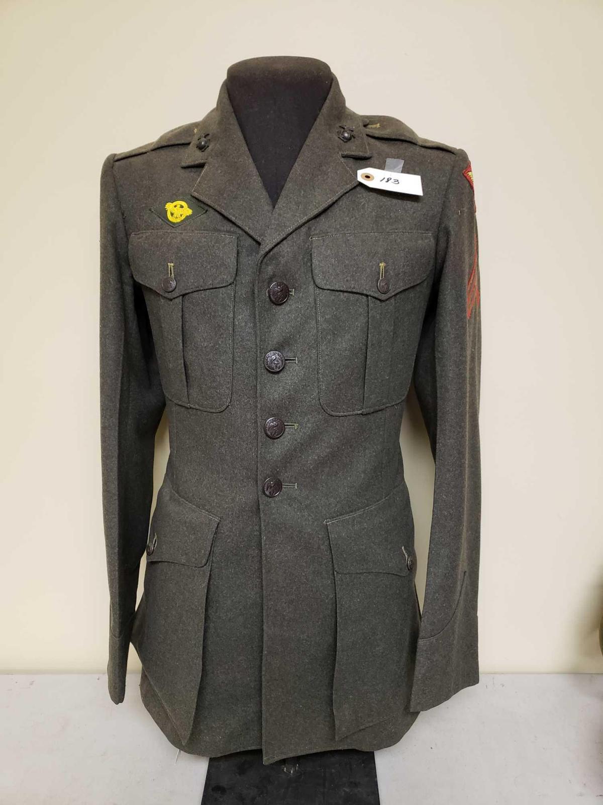 WW II Patched Tunic