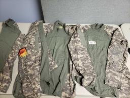 Lot of 4 Massif Combat Shirts (Large)