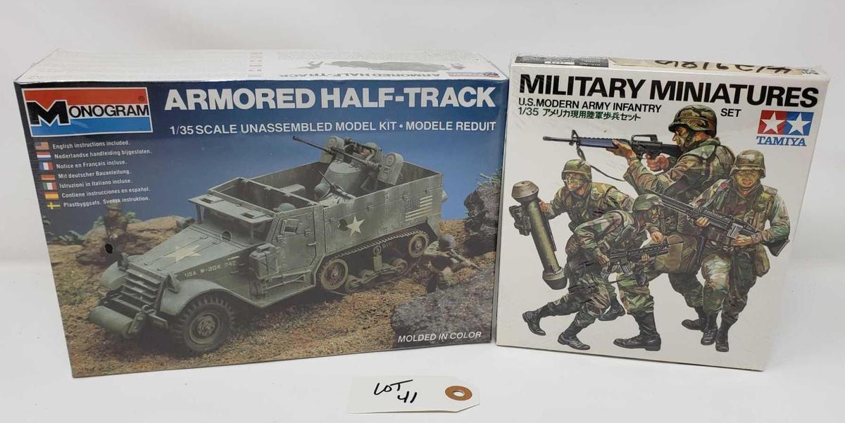 Armored Half Truck 1/35 scale and Military Miniatures