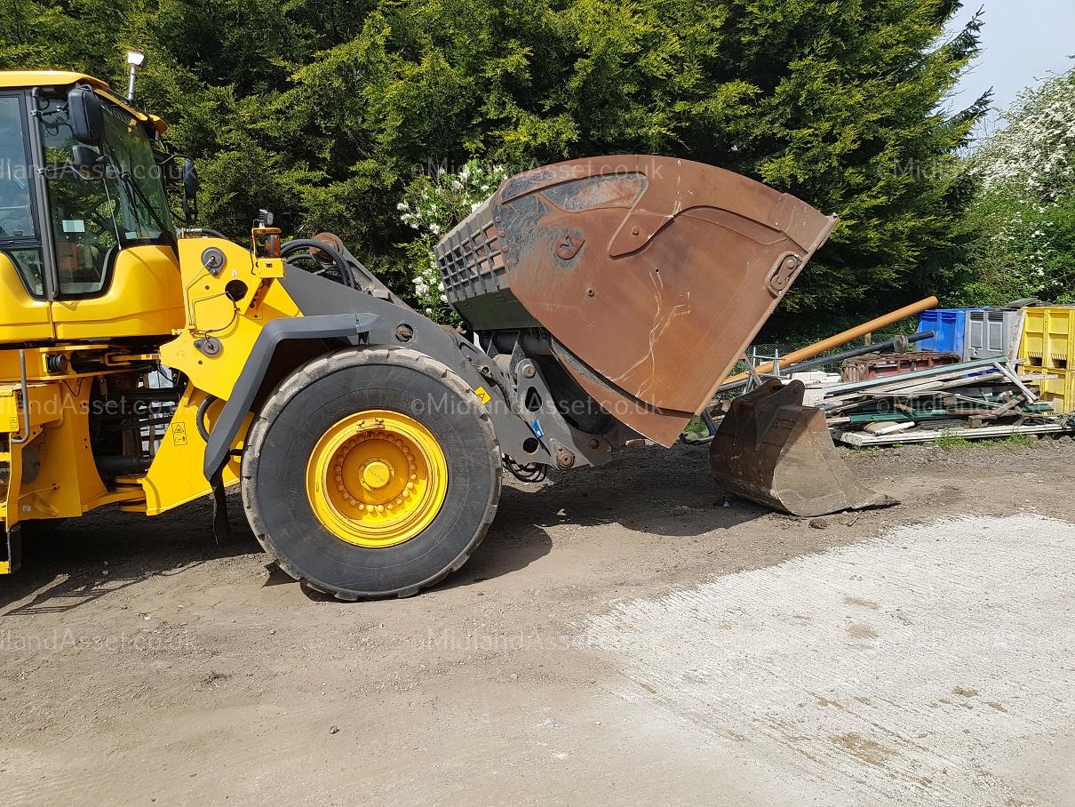 2012 VOLVO L150G YELLOW DIESEL LOADING SHOVEL, STARTS, DRIVES AND TIPS AS IT SHOULD *PLUS VAT*