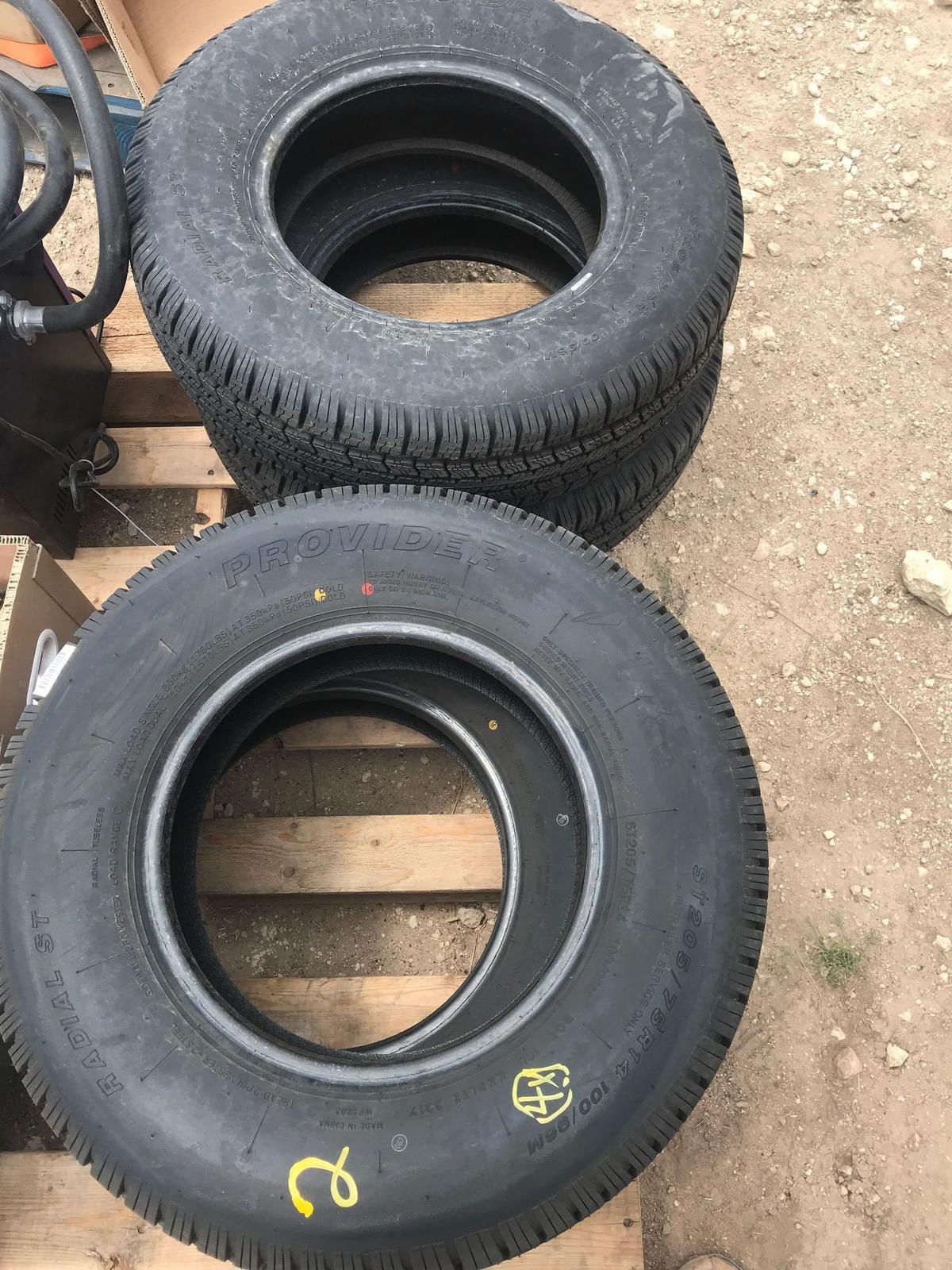 New 205/75R14 trailer tires. sold by each take any #