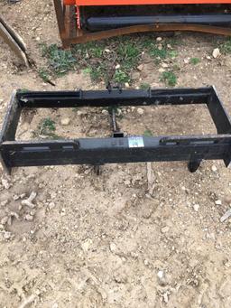 3 pt skid steer adapter mounting bracket