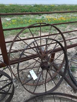 Wagon wheels Approximately 4' Sell times the money, take all