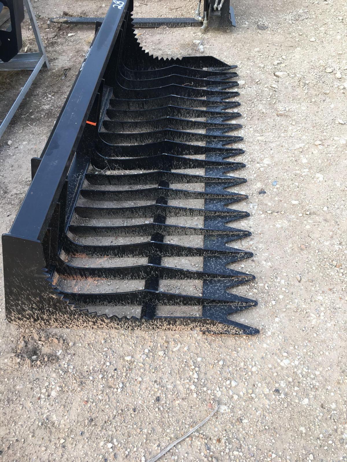 New 72" Skid Steer Rock Bucket