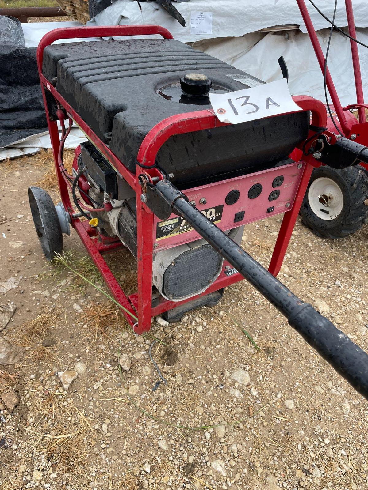 Generac 7000W Generator Electric Start Needs Battery