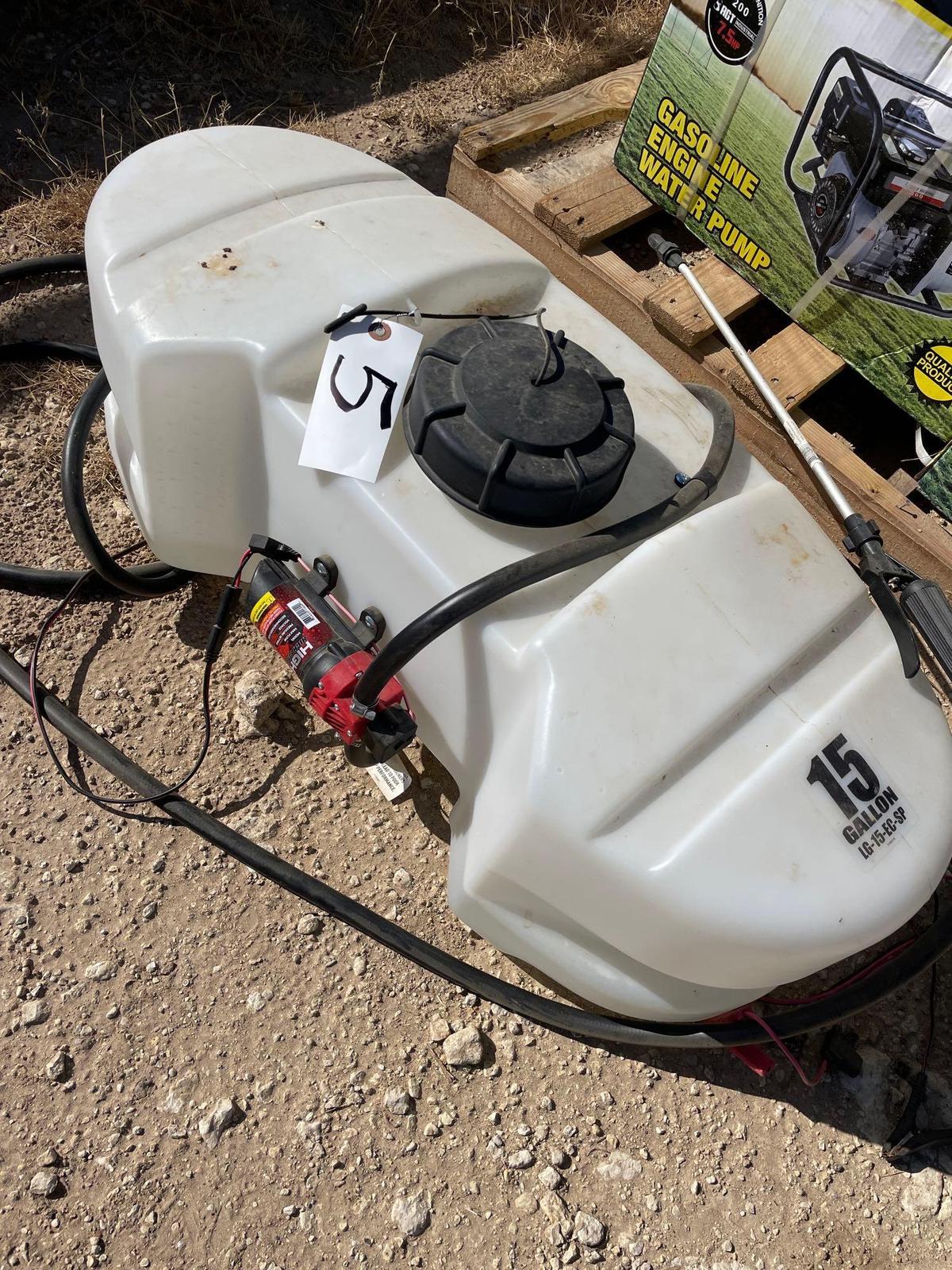 15 Gallon Sprayer for ATV