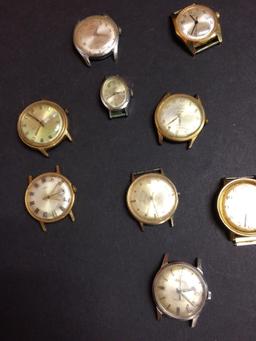 Lot of vintage mechanical watches nonworking Tom Maxx Waltham