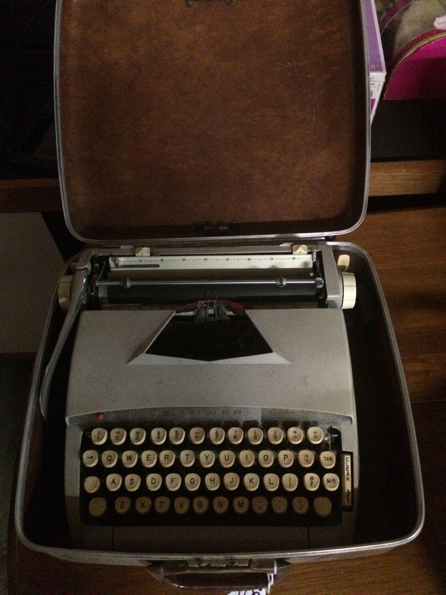 Vintage citation tower typewriter
