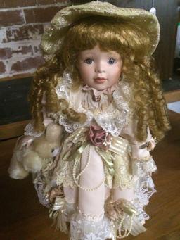 Lot of porcelain dolls