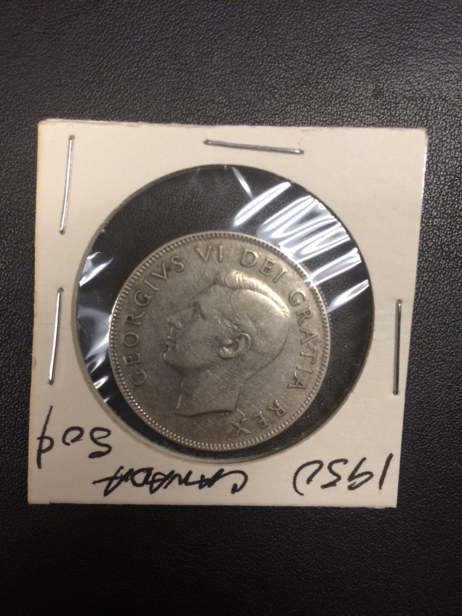 1950 Canadian $.50