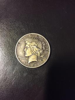 1922 Peace Dollar