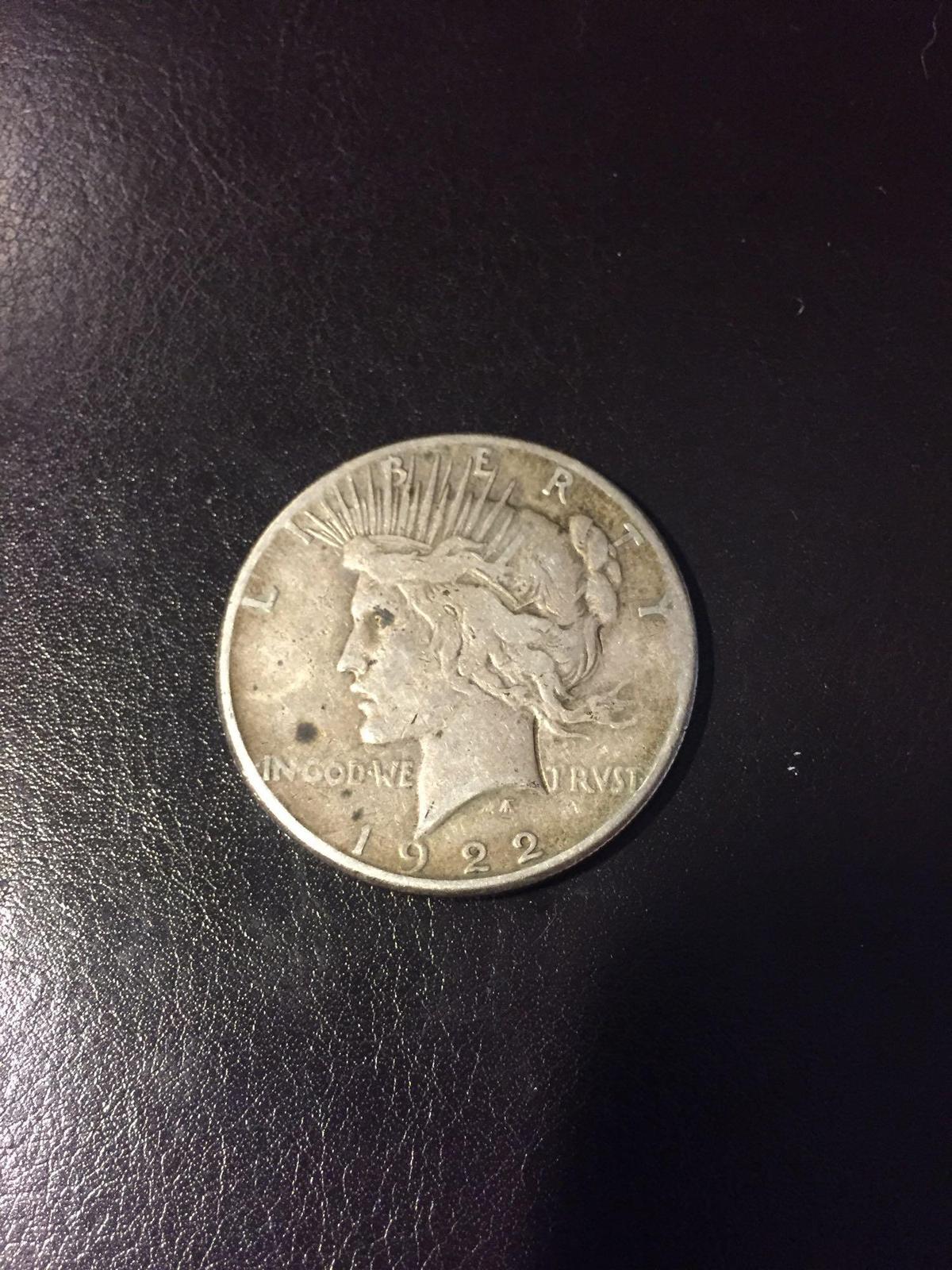 1922 Peace Dollar