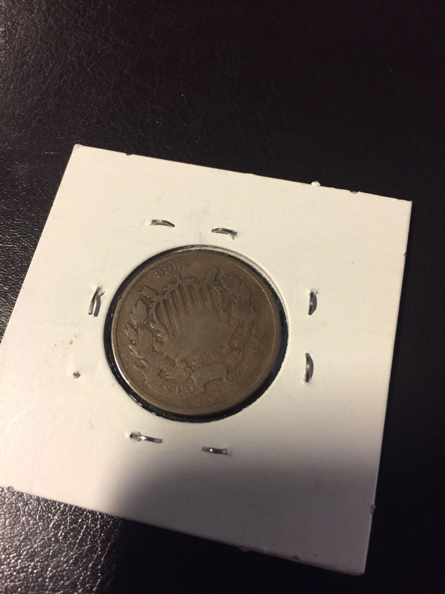 1866 2 Cents