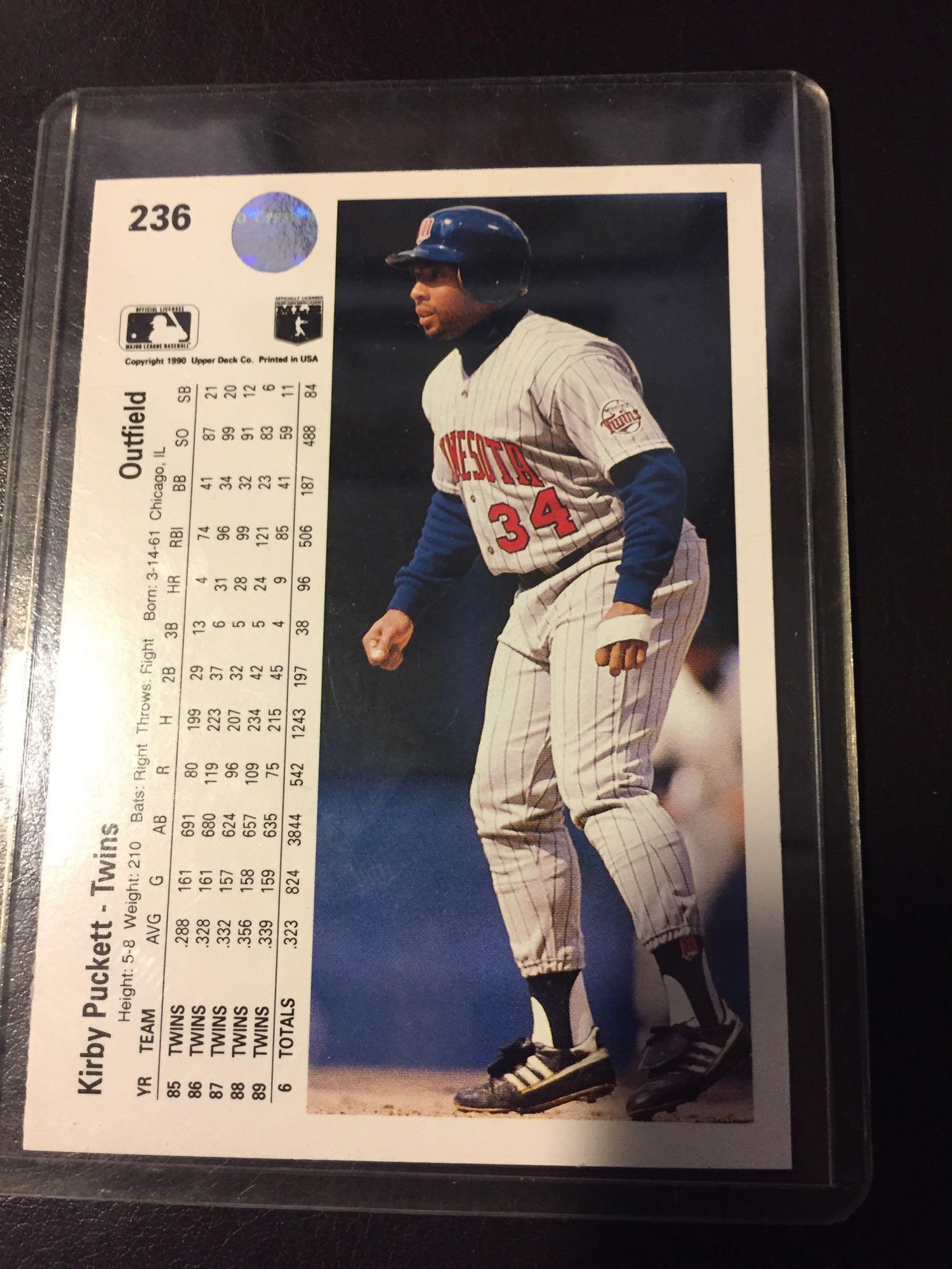 1990 Upper Deck Kirby Puckett