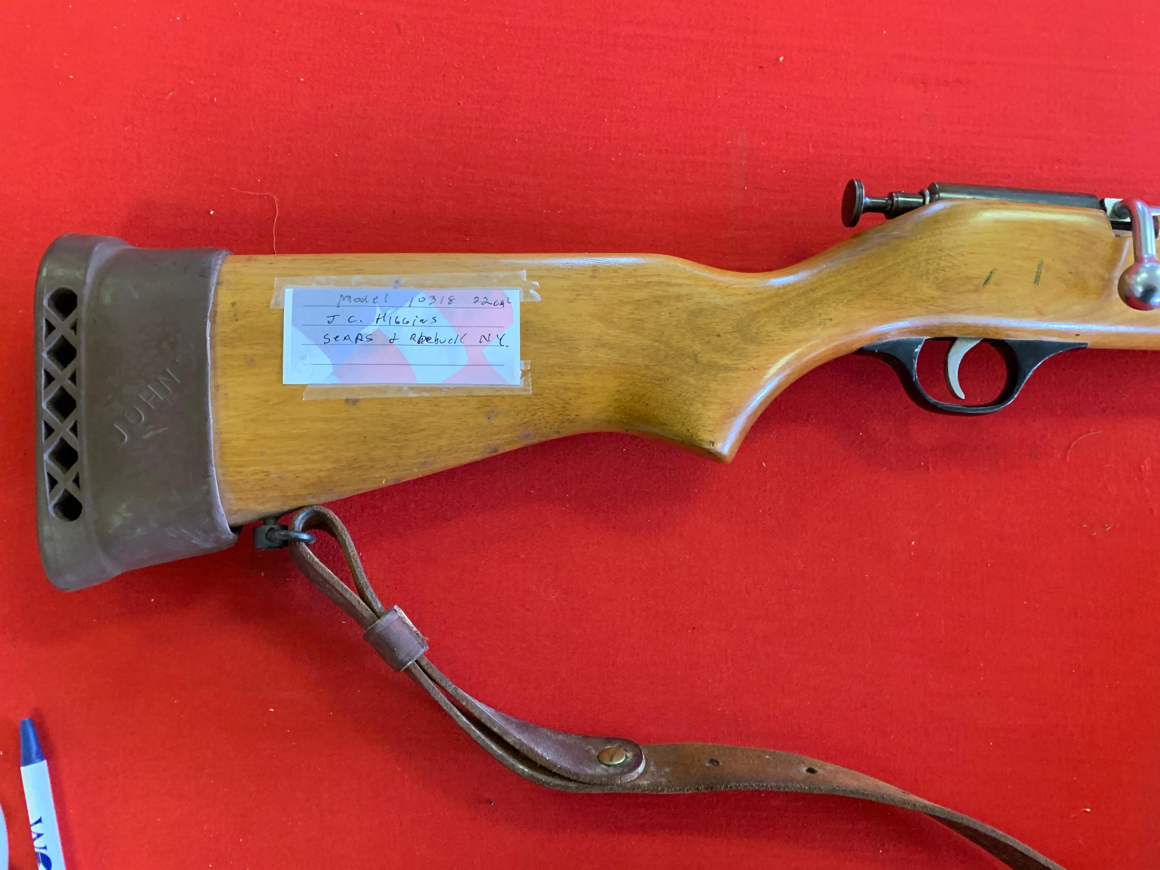 J.C. Higgins Model 10318 .22 Cal Rifle