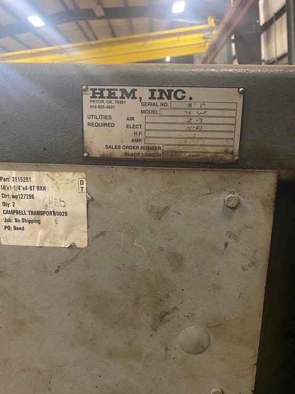 Hem Saw Automated Band Saw