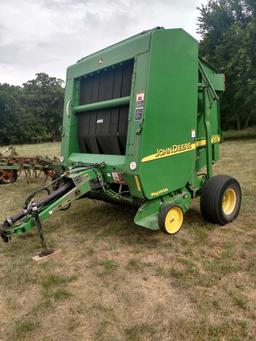 2004 John Deere 567 Mega Wide Round Baler w/ bale monitor