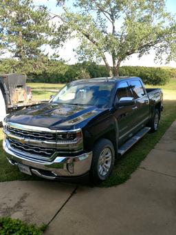 2017 Chevy Silverado 1500 LTZ, 4x4, crew cab