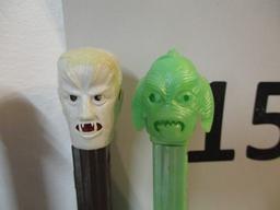 4 Vintage PEZ dispensers