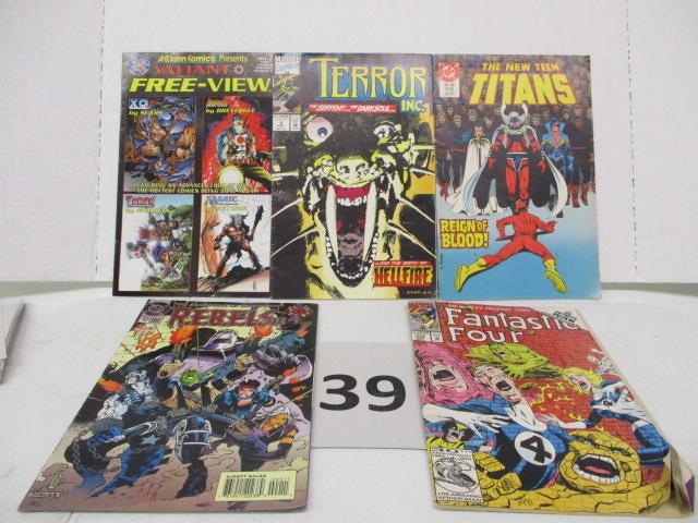 lot of four comic books