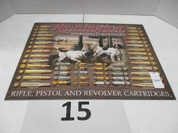 Remington Cartridges metal sign