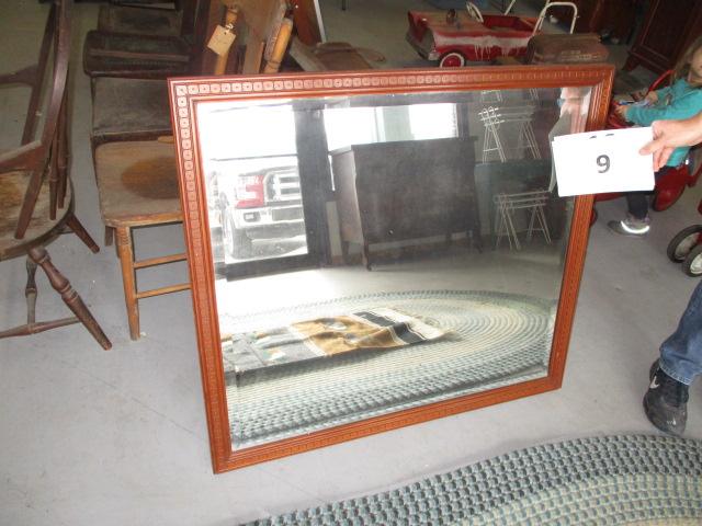 large beveled mirror