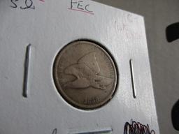 1858 Flying Eagle cent