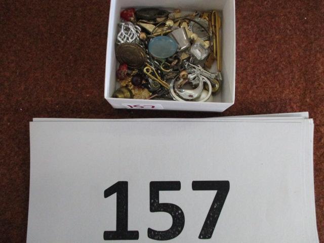 Box of misc costume jewelry