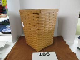 Longaberger waste basket/trappers basket