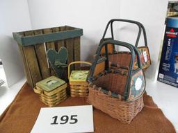 lot of 4 baskets