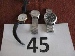 lot of 3 mens watches