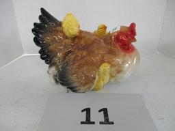 large ceramic chicken