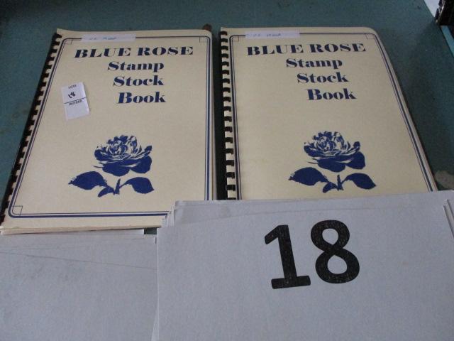 2 stamp stock books