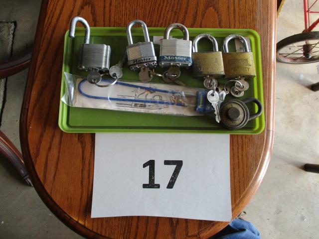 Lot of 6 locks with Keys