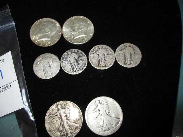 3.00 Face Value 90% silver US coins