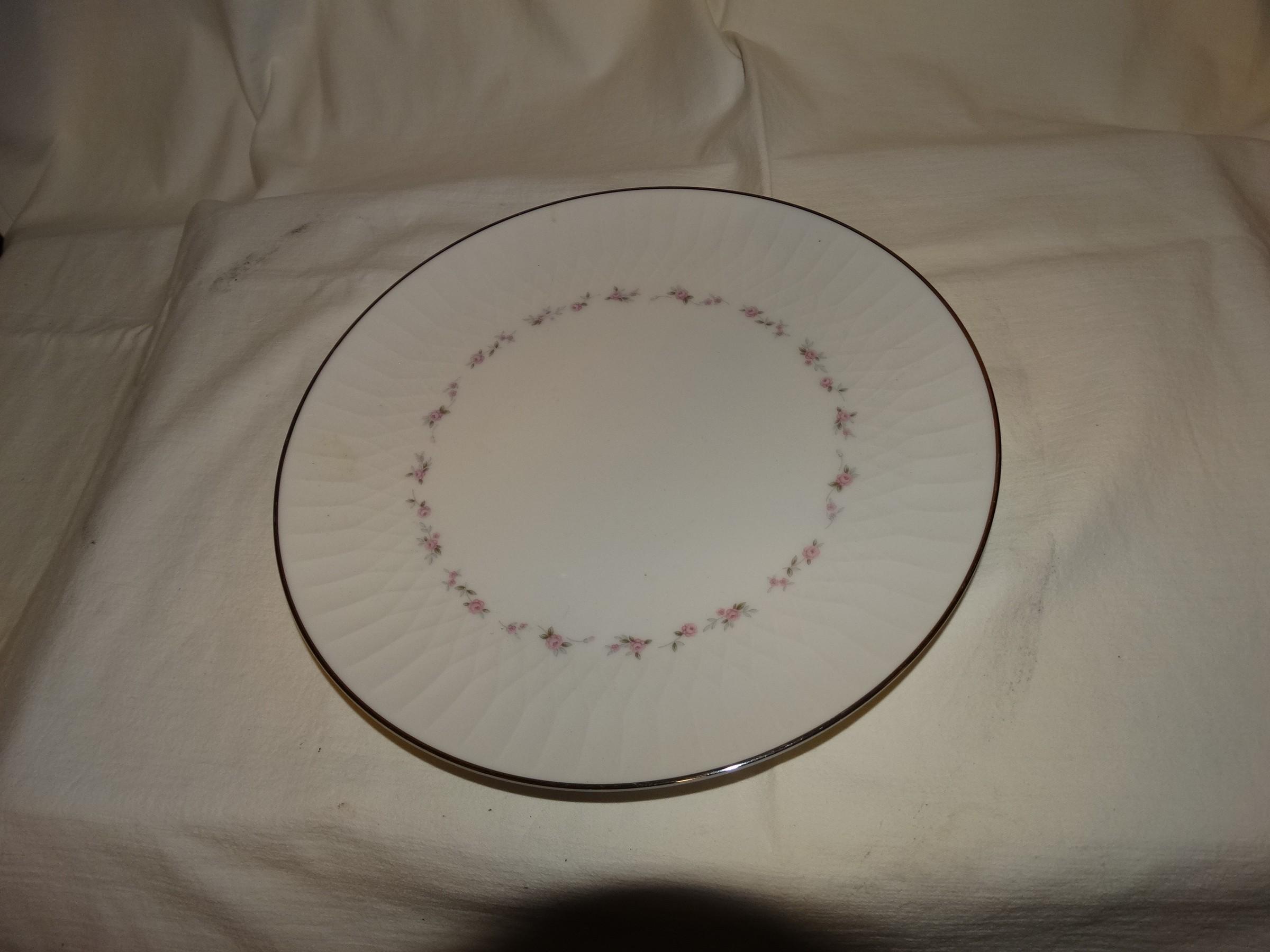 Noritake China with platinum rim