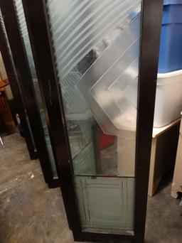 Hand Crafted Glass Divider (used for bank entry lobby)